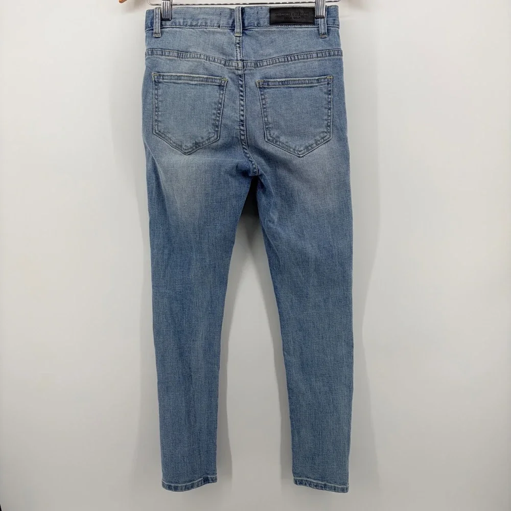 Homme +‎ Femme Light Wash Skinny Jeans Size 26 Blue Denim Stretch Streetwear